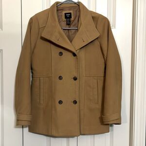 Girls Fall Peacoat Button Down Jacket